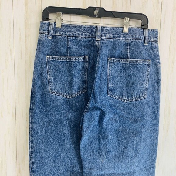 Women’s Xhilaration Double Button Denim Blue Jeans - Picture 4 of 5